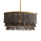 Arteriors Home  3 Light/dark Gray Wash Wood/antique Brass