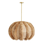 Arteriors Home  1 Light/natural Raffia/antique Brass