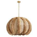Arteriors Home 45115  1 Light/natural Raffia/antique Brass Image 4