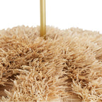 Arteriors Home 45115  1 Light/natural Raffia/antique Brass Image 2