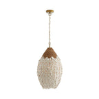Arteriors Home  Natural/matte White/antique Brass