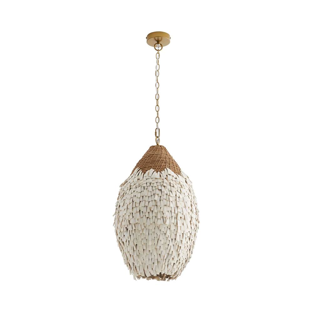 Arteriors Home 45205  Natural/matte White/antique Brass Image 4