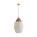 Arteriors Home 45205  Natural/matte White/antique Brass Image 1