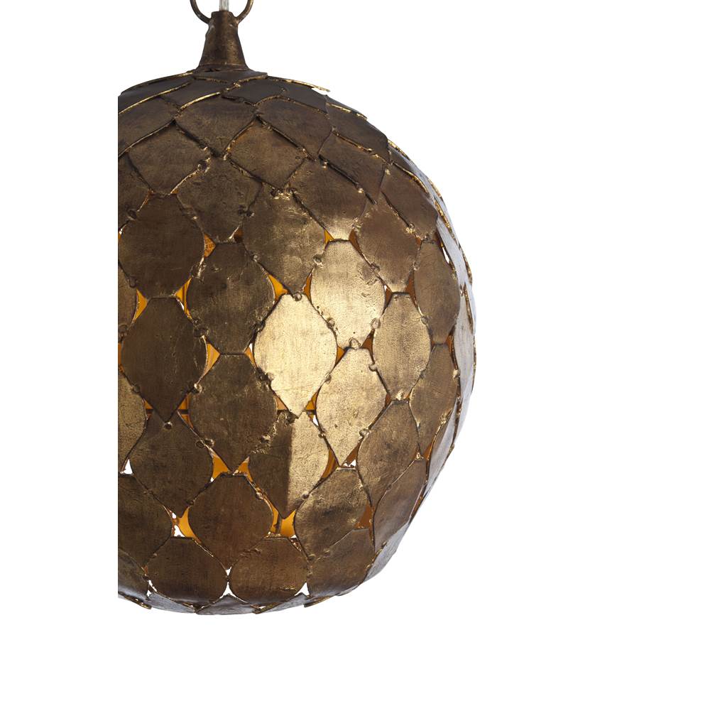 Arteriors Home  1 Light/antiqued Gold Leafed Iron