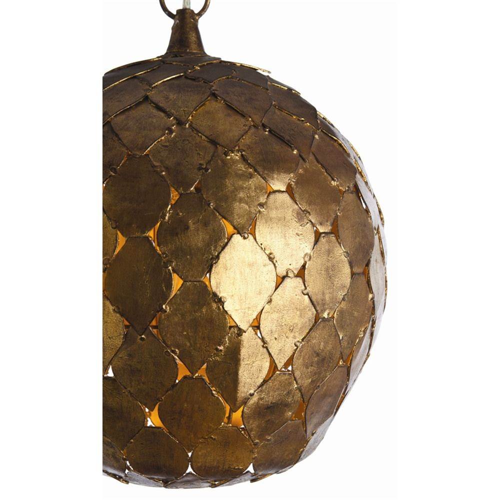 Arteriors Home 46576  1 Light/antiqued Gold Leafed Iron Image 2