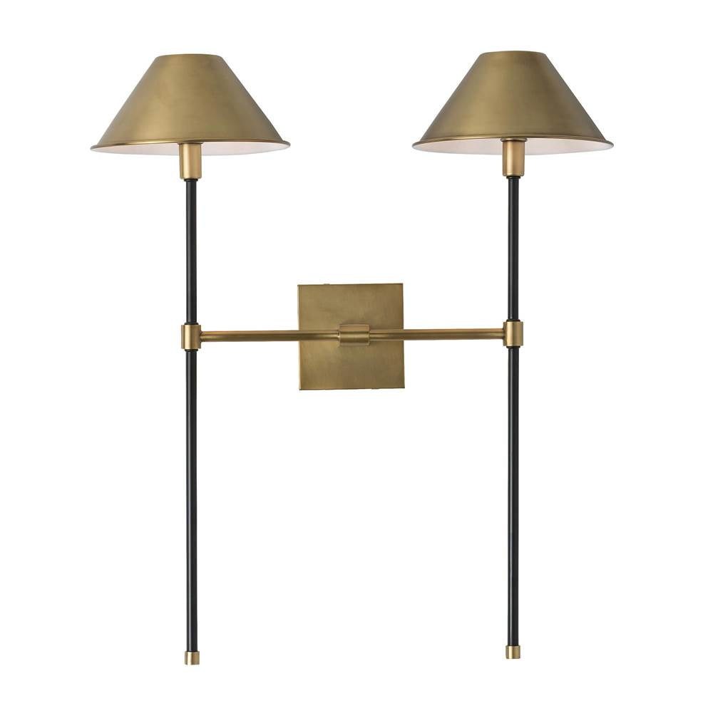 Arteriors Home 49054  Antique Brass/bronze/matte White Interior Image 1