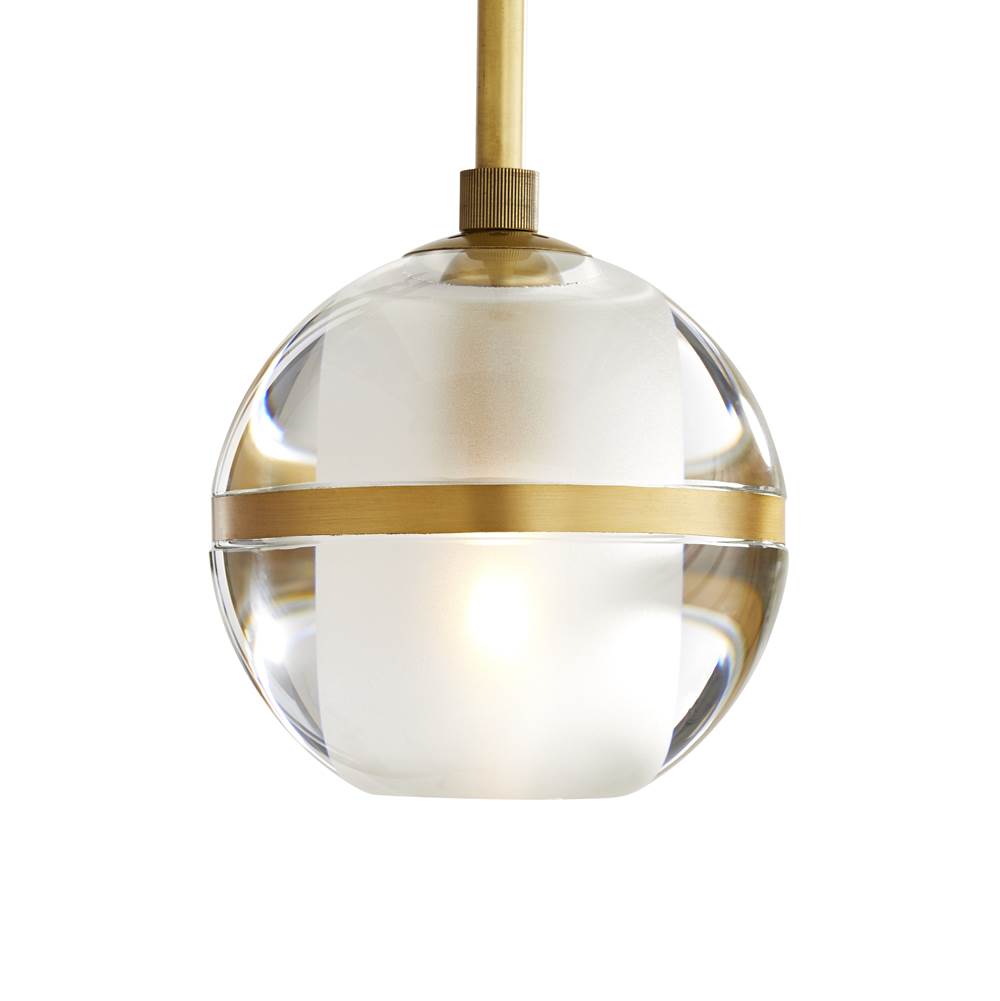 Arteriors Home  1 Light/clear Crystal/antique Brass