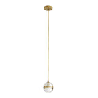 Arteriors Home 49063  1 Light/clear Crystal/antique Brass Image 2