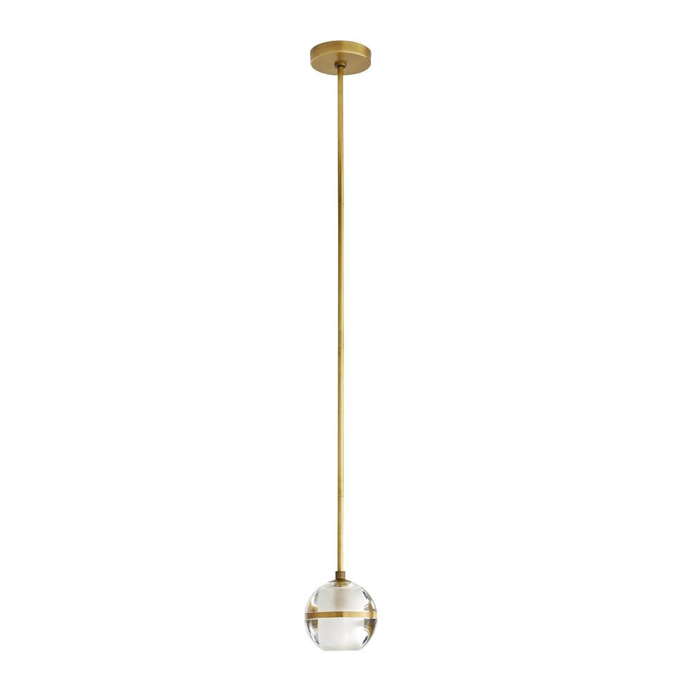Arteriors Home 49063  1 Light/clear Crystal/antique Brass Image 2