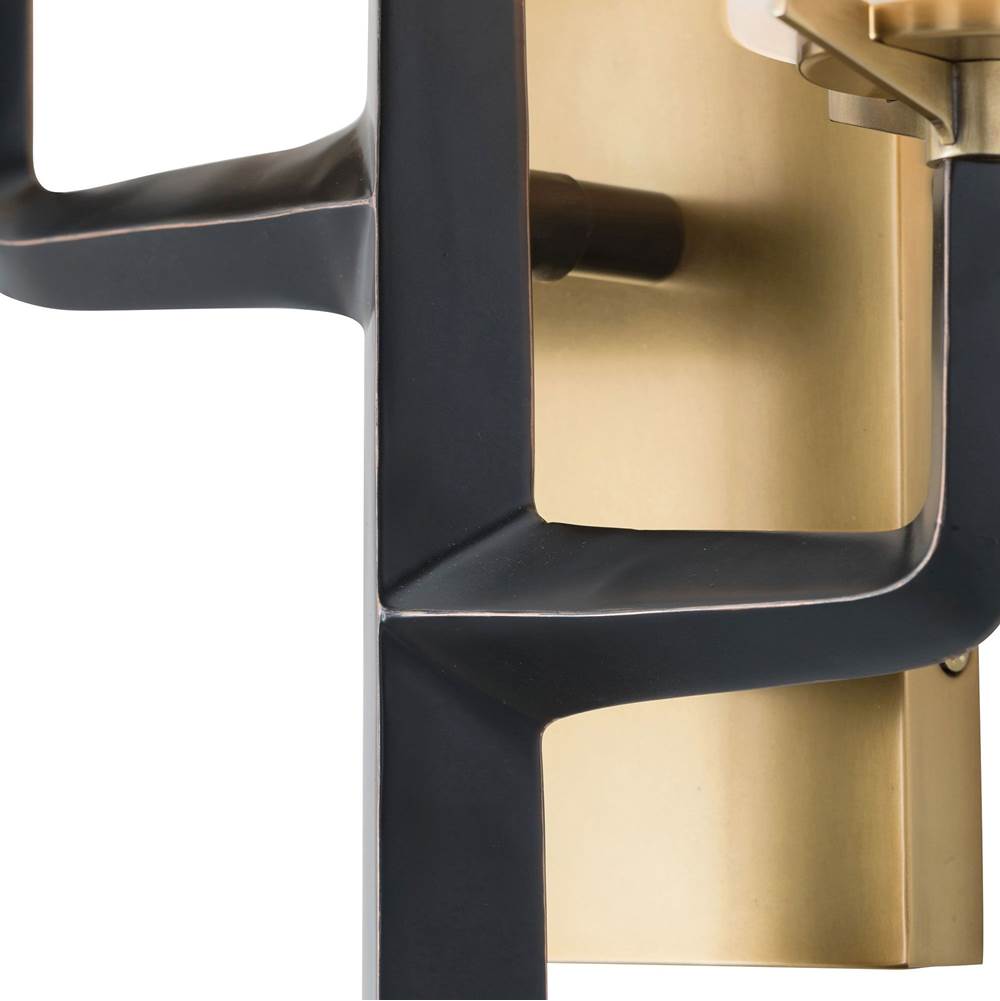 Arteriors Home  Antique Brass/bronze/frosted Glass