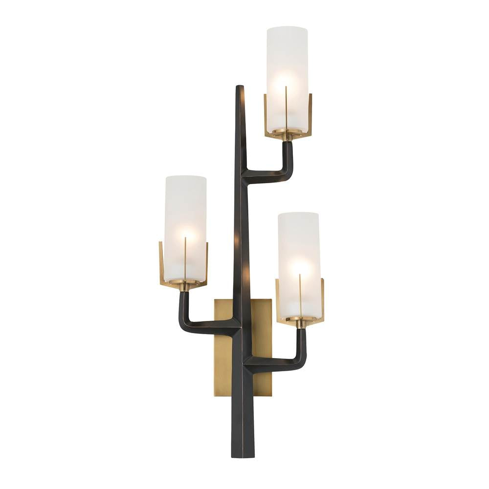 Arteriors Home 49082  Antique Brass/bronze/frosted Glass Image 1