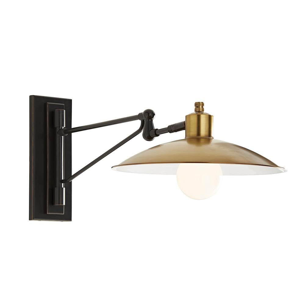 Arteriors Home  1 Light/bronze/antique Brass/white Interior