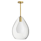 Arteriors Home 49098 Clear 1 Light/antique Brass/opal Glass/clear Glass Image 7
