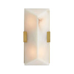 Arteriors Home  2 Light/ White Alabaster/antique Brass