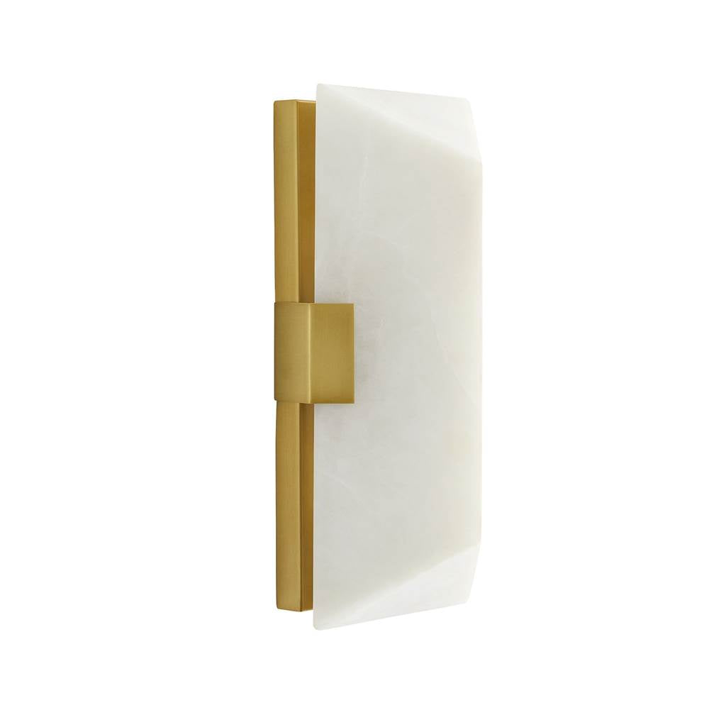 Arteriors Home 49109  2 Light/ White Alabaster/antique Brass Image 4