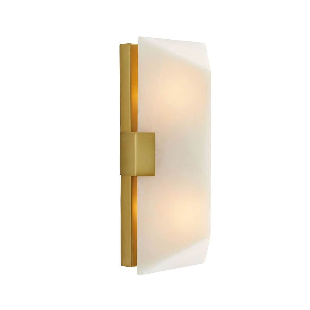 Arteriors Home 49109  2 Light/ White Alabaster/antique Brass Image 3