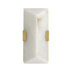 Arteriors Home 49109  2 Light/ White Alabaster/antique Brass Image 1