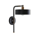 Arteriors Home 49175  1 Light/bronze/heritage Brass/gray Leather/black Marble Image 4