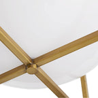 Arteriors Home 49177  2 Light/antique Brass/opal Glass Image 2