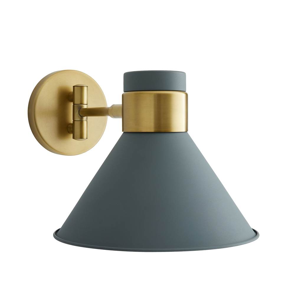 Arteriors Home  1 Light/cadet Blue/antique Brass