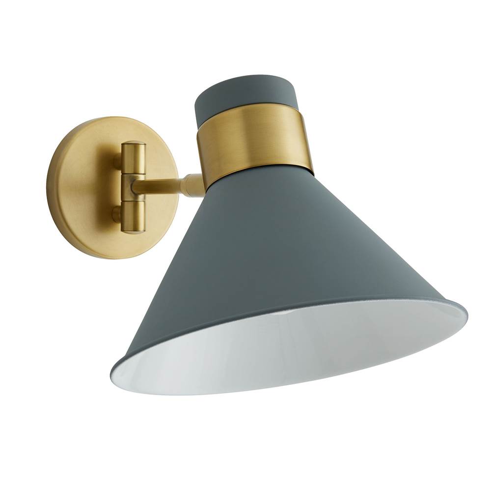 Arteriors Home 49201  1 Light/cadet Blue/antique Brass Image 4