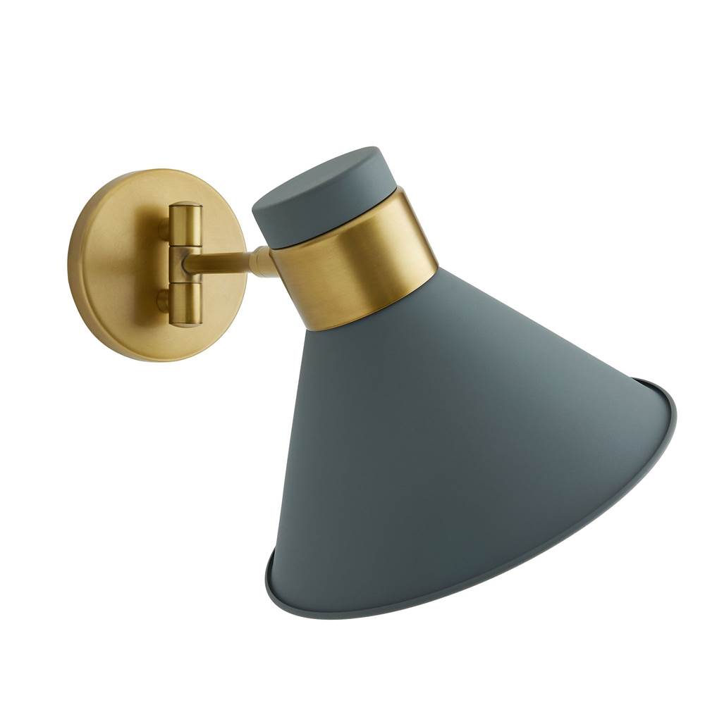 Arteriors Home 49201  1 Light/cadet Blue/antique Brass Image 2