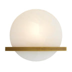 Arteriors Home  1 Light/white Onyx/antique Brass