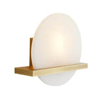 Arteriors Home 49240  1 Light/white Onyx/antique Brass Image 3
