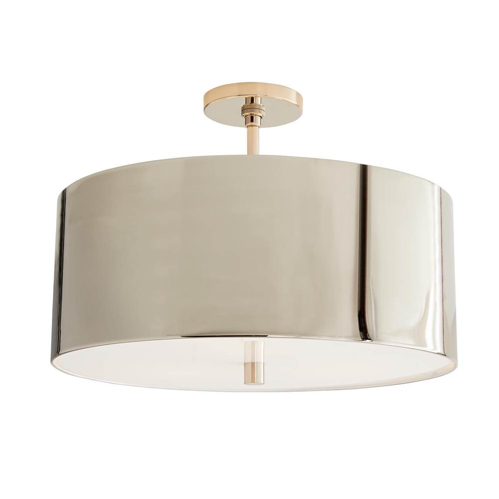 Arteriors Home  3 Light/polished Nickel/frosted Acrylic