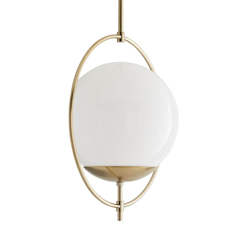 Arteriors Home 49330  1 Light/pale Brass/opal Glass Image 2