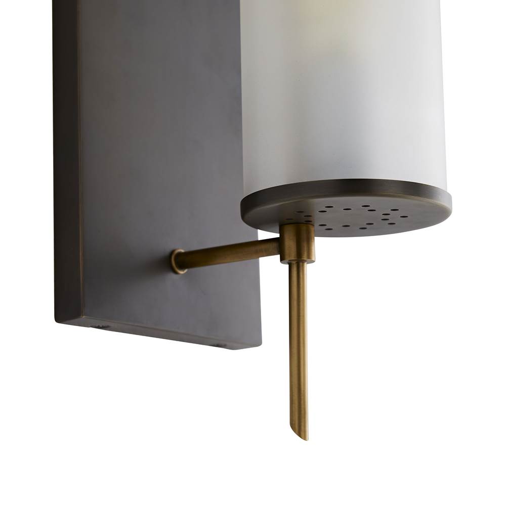 Arteriors Home 49355  1 Light/frosted Glass/bronze/antique Brass Image 2