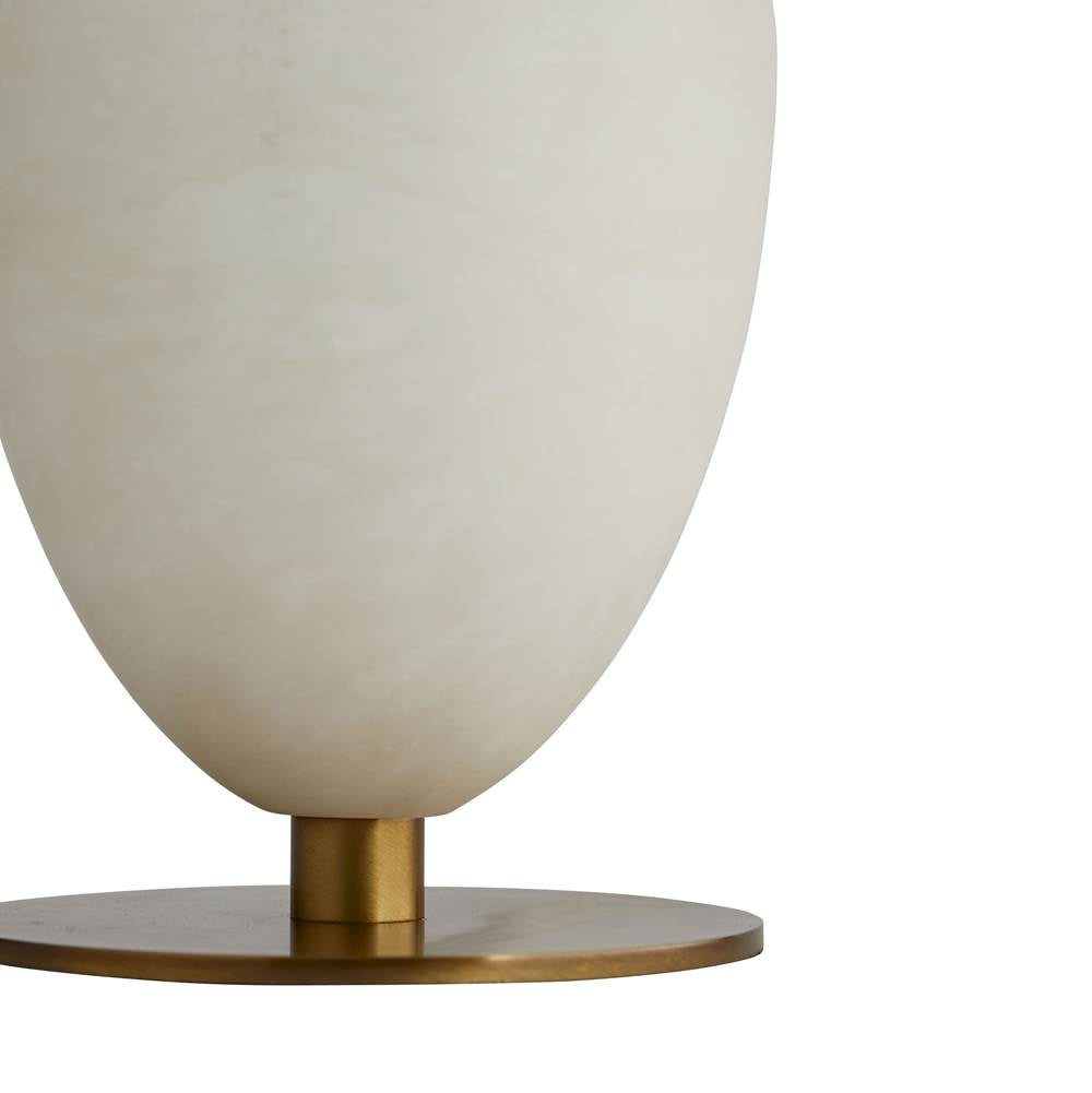 Arteriors Home 49360-829  Snow Marble/opal Swirl Crystal/antique Brass Image 4
