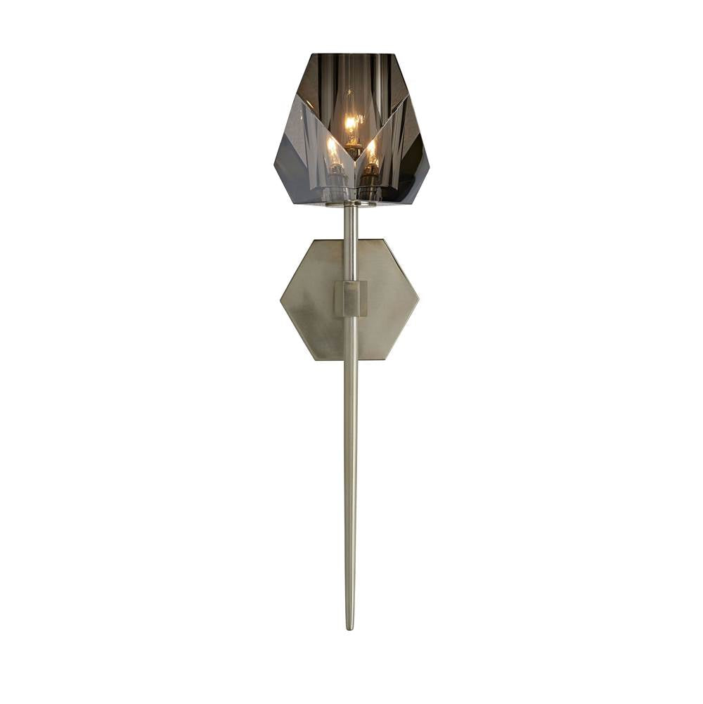 Arteriors Home  1 Light/smoke Crystal/pale Brass