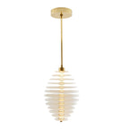 Arteriors Home  Led/clear Seedy Glass/antique Brass