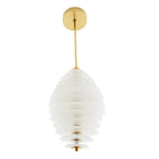 Arteriors Home 49522  Led/clear Seedy Glass/antique Brass Image 4