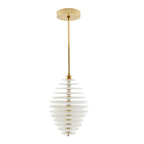 Arteriors Home 49522  Led/clear Seedy Glass/antique Brass Image 1
