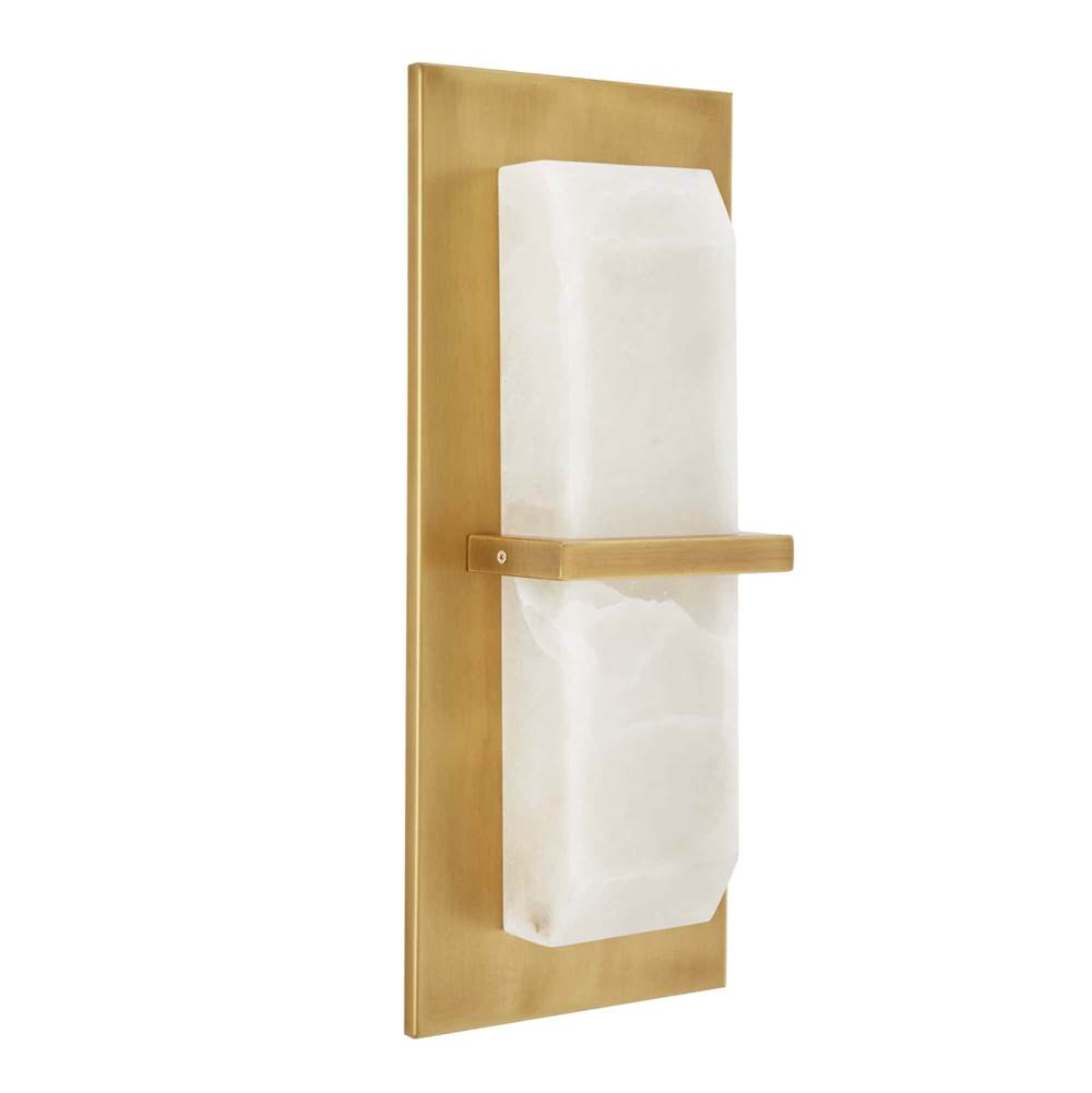 Arteriors Home 49525  2 Lights/antique Brass/white Alabaster Image 4