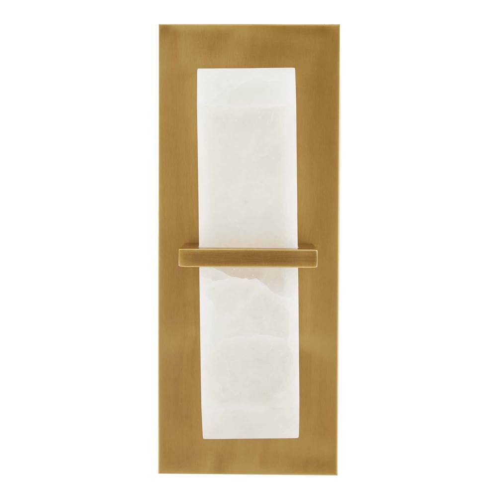 Arteriors Home 49525  2 Lights/antique Brass/white Alabaster Image 1