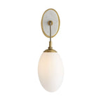 Arteriors Home  1 Light/opal Glass/antique Brass/white Marble