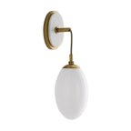 Arteriors Home 49648  1 Light/opal Glass/antique Brass/white Marble Image 4
