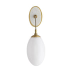 Arteriors Home 49648  1 Light/opal Glass/antique Brass/white Marble Image 1