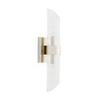 Arteriors Home 49686  2 Light/polished Nickel/clear Ribbed Glass Image 4