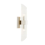 Arteriors Home 49686  2 Light/polished Nickel/clear Ribbed Glass Image 3