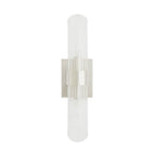 Arteriors Home 49686  2 Light/polished Nickel/clear Ribbed Glass Image 1