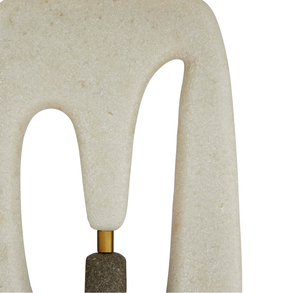 Arteriors Home 49744-519 White White Ricestone/graphite Ricestone Image 3