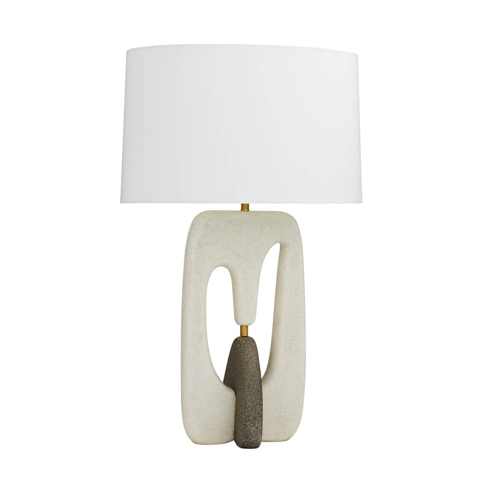 Arteriors Home 49744-519 White White Ricestone/graphite Ricestone Image 1
