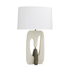 Arteriors Home 49744-519 White White Ricestone/graphite Ricestone Image 1