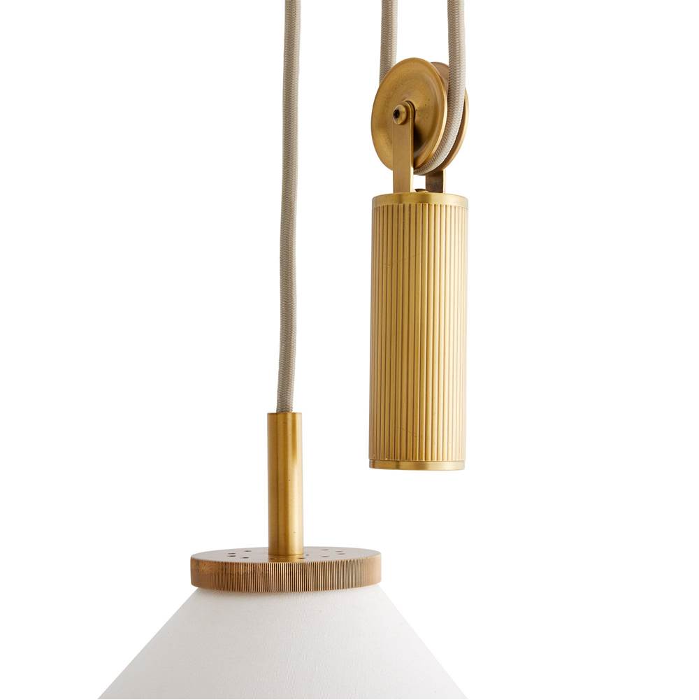 Arteriors Home 49788  White/antique Brass Image 2