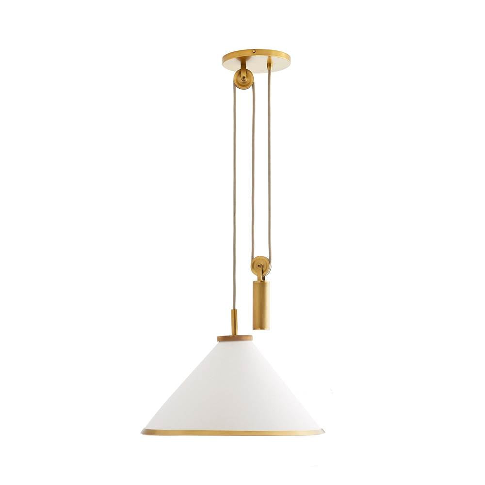 Arteriors Home 49788  White/antique Brass Image 1