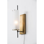 Arteriors Home  1 Light/ Frosted Glass/ Antique Brass/ Bronze